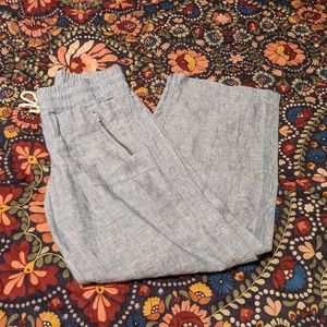 Athleta Cabo Linen Wide Leg Pant